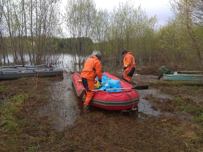 Пик половодья на северных реках Коми еще не пройден