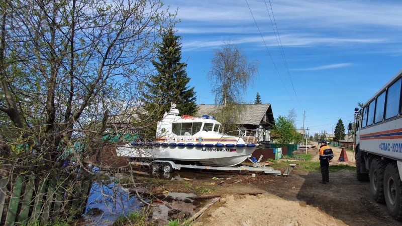 На этой неделе уровень воды в Усть-Цилемском районе опустится ниже неблагоприятных отметок