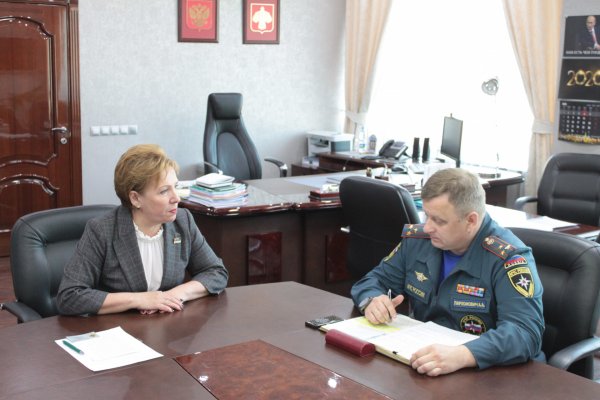 Надежда Дорофеева встретилась с начальником ГУ МЧС России по Коми Алексеем Пархомовичем

