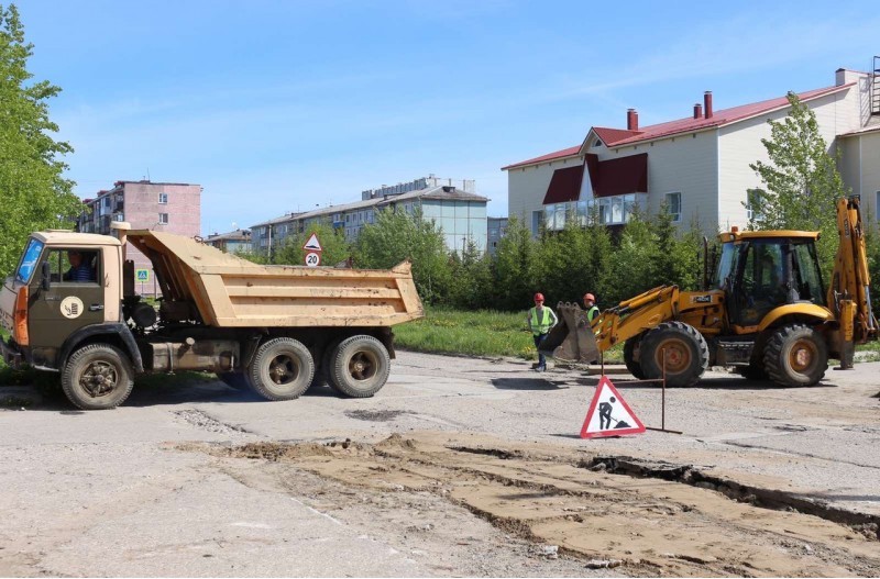 В Вуктыле приступили к ремонту дорог