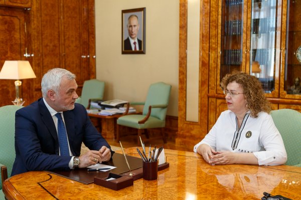 Владимир Уйба провёл рабочую встречу с вице-спикером Госдумы Ольгой Епифановой
