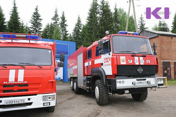 В Усть-Вымском районе сгорел дом