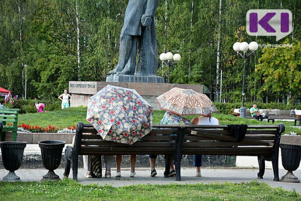 В центральных и южных районах Коми ожидается очень сильный дождь 