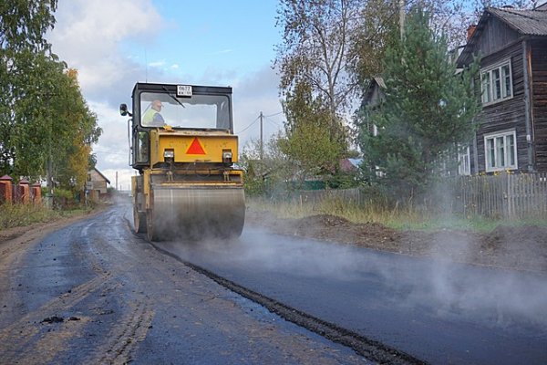 В Сыктывкаре начался ремонт дороги к Красной Горе