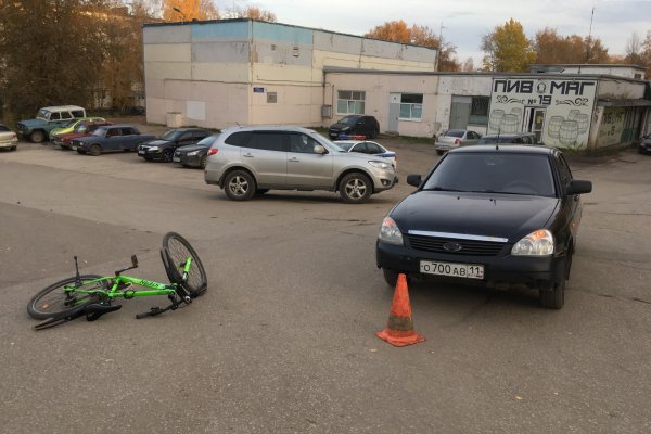 В Сыктывкаре за двое суток в ДТП пострадали пятеро детей