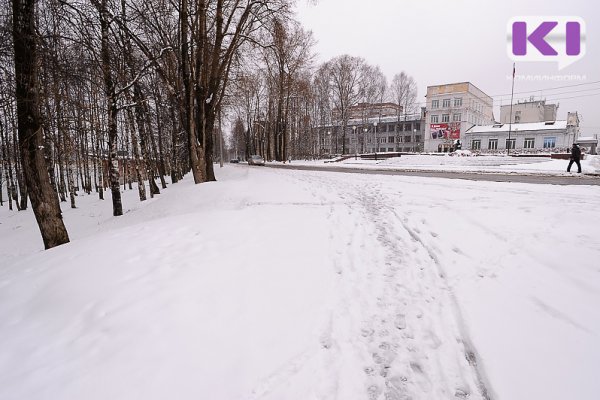 В Сыктывкаре выпало 16 см снега 