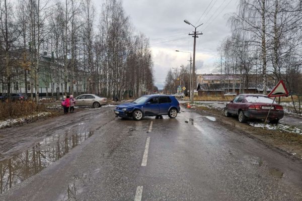 В Коми в течение часа произошли два ДТП с пострадавшими автомобилистами