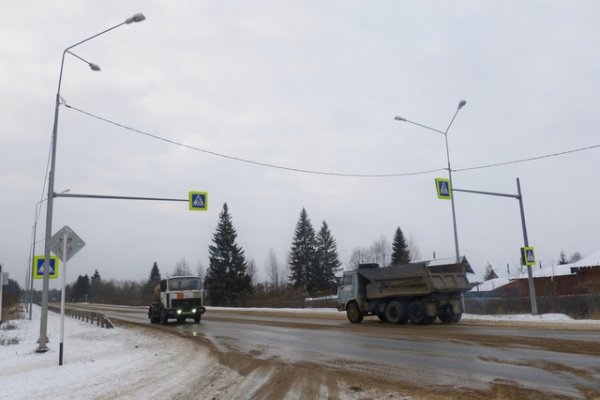 На аварийно опасном участке трассы в Сыктывкаре снизили скорость до 40 км/ч