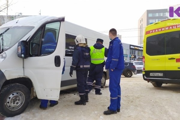 В Сыктывкаре у водителя фургона за рулем случился приступ эпилепсии