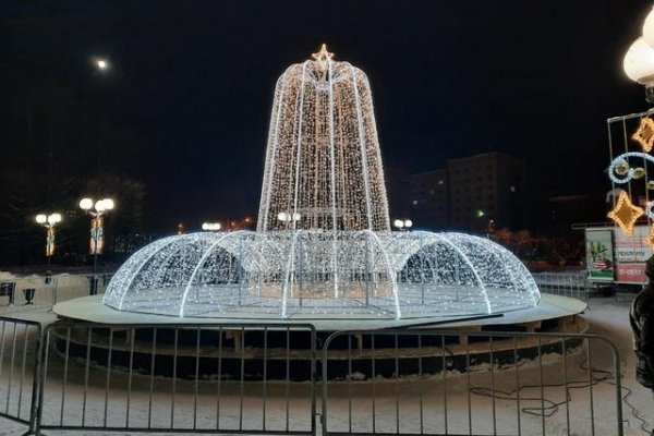 Иллюзорный фонтан на Театральной площади в Сыктывкаре зажжется сегодня