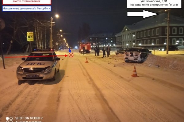 В Микуне водитель с 37-летним стажем спровоцировал аварию на перекрестке