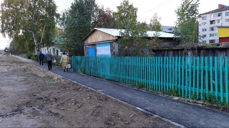 В Емве в местечке Северный обустроят тротуар