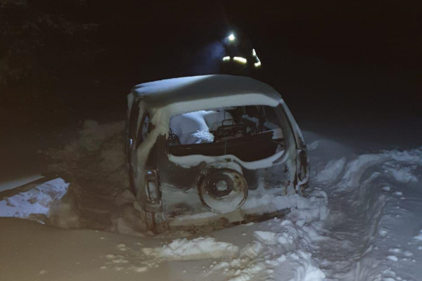 В Усинске в сгоревшем автомобиле обнаружены останки человека