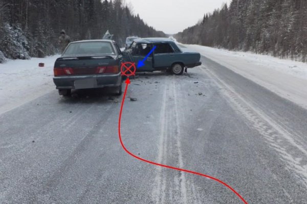 В Сысольском районе на трассе 