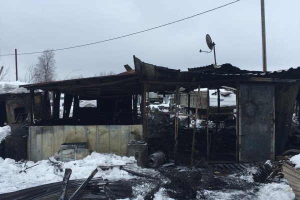 В Усинске по факту пожара в балке, унесшего жизни двух человек, проводится процессуальная проверка