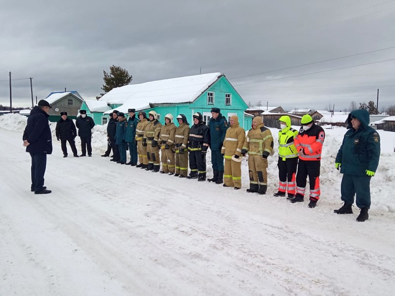 В Ижемском районе прошли командно-штабные учения