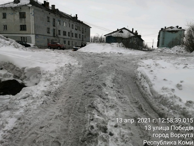 В Воркуте вновь возникла проблема с вывозом мусора из-за плохих дорог