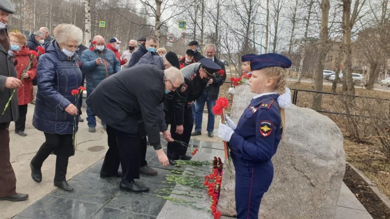 В Ухте почтили память милиционеров, погибших при исполнении служебного долга

