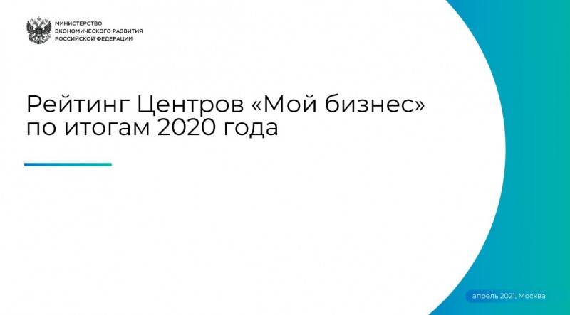 "Мой бизнес" Коми вошел в пятерку лидеров общенационального рейтинга центров "Мой бизнес"