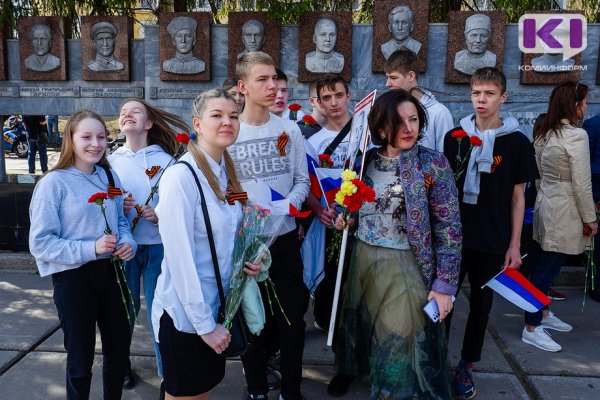 День Победы в Сыктывкаре отмечают флешмобами