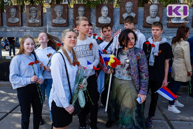 День Победы в Сыктывкаре отмечают флешмобами