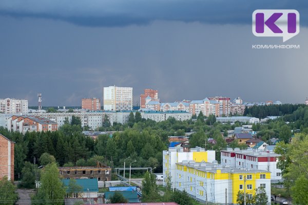 На неделе в Коми жара ослабнет, пройдут дожди с грозами 