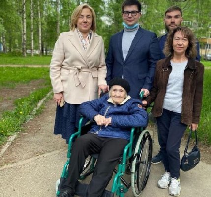 Ветеран Великой Отечественной войны Лилия Чукилева поделилась воспоминаниями о войне с зампредом правительства Коми Ларисой Карачевой