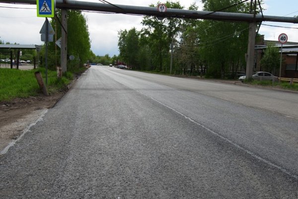 В Эжве завершено благоустройство шести участков автодорог