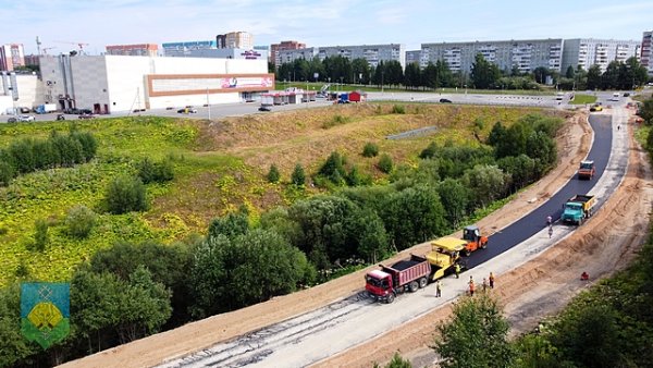 В Сыктывкаре началось асфальтирование Малой объездной