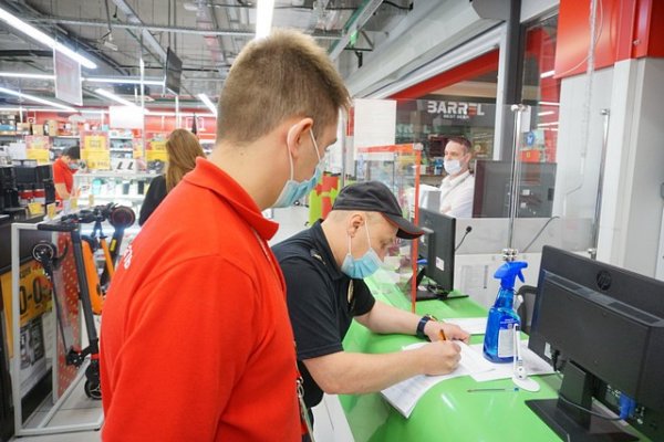 В торгово-развлекательном центре 