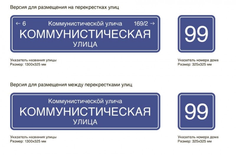 Мэрия Сыктывкара разъяснила, как должна выглядеть адресная табличка на частном доме

