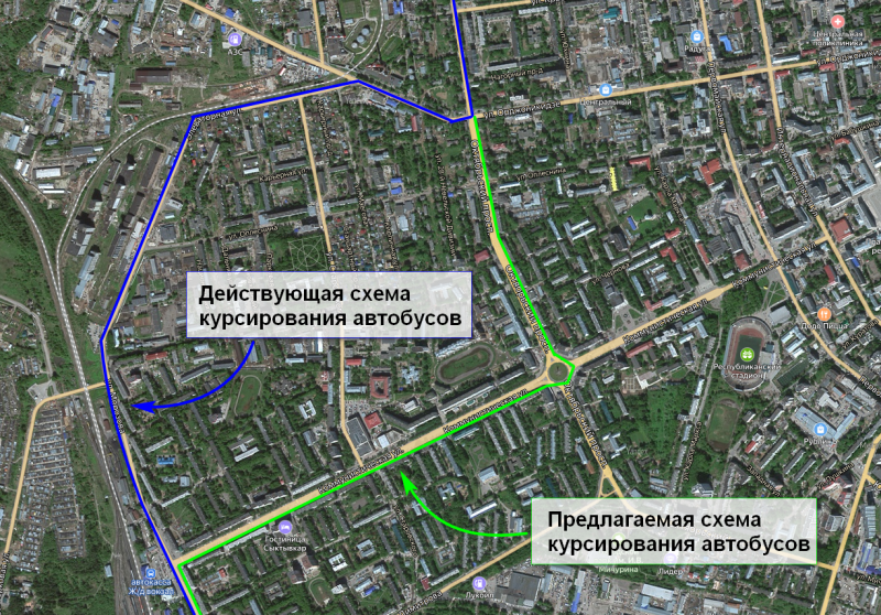 В Сыктывкаре стартовал опрос об изменении схемы движения автобуса № 33а 