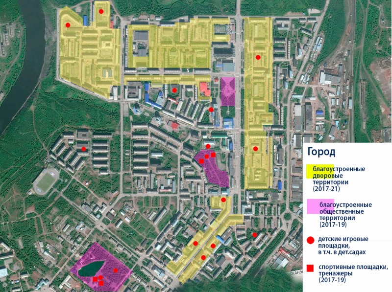 В Воркуте завершены работы по благоустройству 11 дворов

