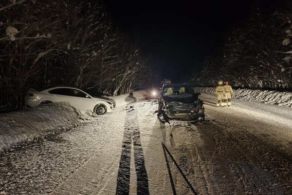 В ДТП под Сыктывкаром травмированы три человека