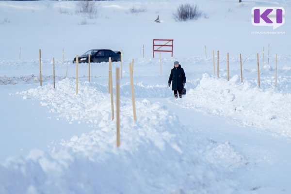 В Сосногорске из-за теплой погоды задерживаются сроки подготовки переправы