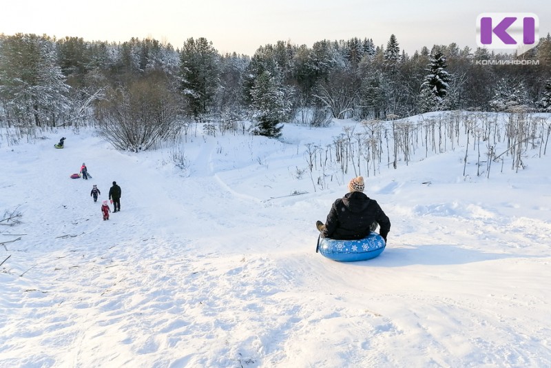 Погода в Коми 23 января: небольшой снег, гололёд,  -7...-12°С