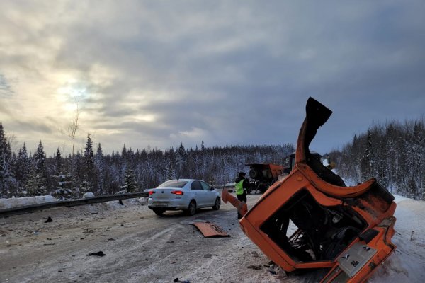 В аварии на трассе под Ухтой погибли два водителя