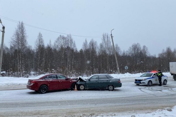 В аварии под Ухтой пострадали два ребенка