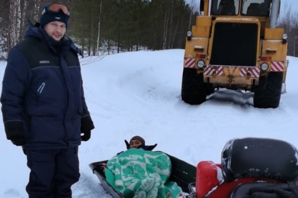 В Вуктыле на зимнике пропал тракторист