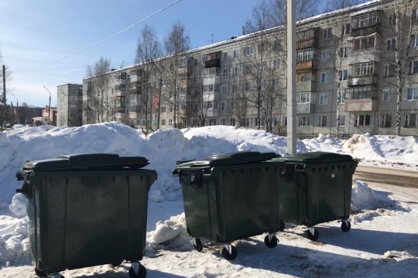 Регоператор Севера передает в Усть-Вымский район евроконтейнеры для ТКО

