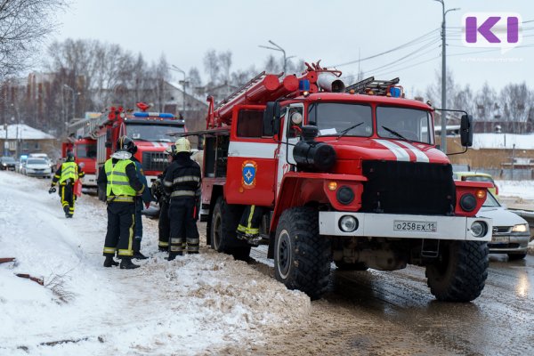 В Сыктывкаре произошел пожар в жилом доме