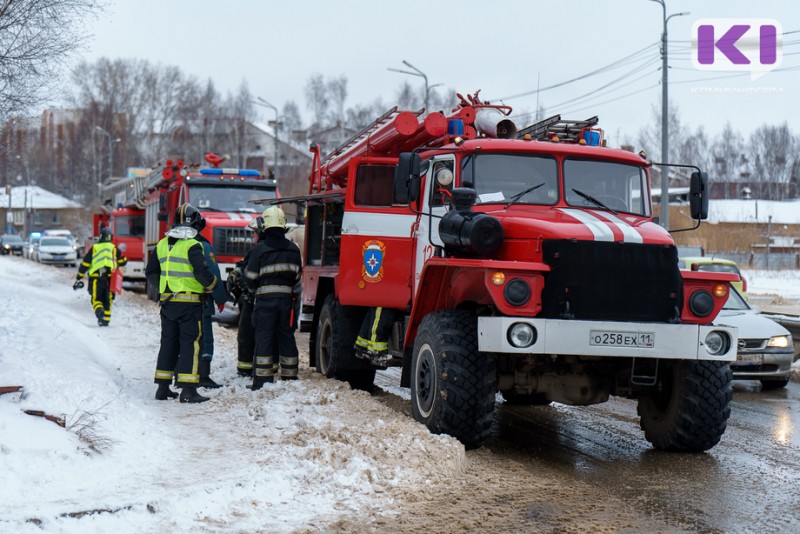 В Сыктывкаре произошел пожар в жилом доме