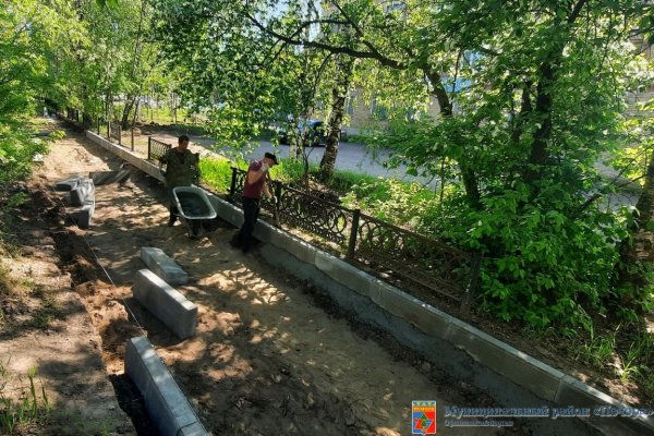 В Печоре начался ремонт тротуаров