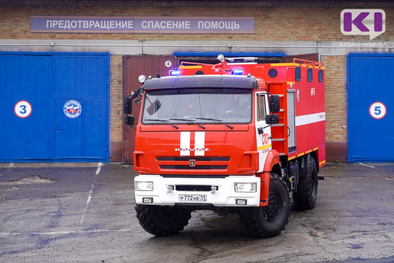 В Сыктывдине произошел пожар в жилом доме