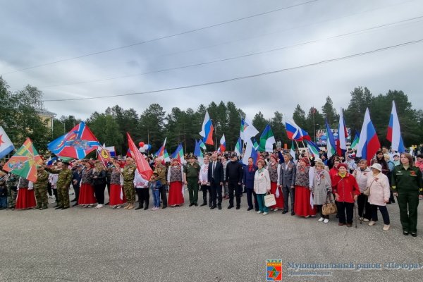 В Печоре состоялся митинг-концерт в поддержку спецоперации на Украине