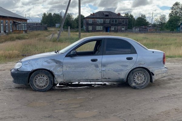 В с.Дутово под Вуктылом водитель Chevrolet Lanos без прав подрезал 