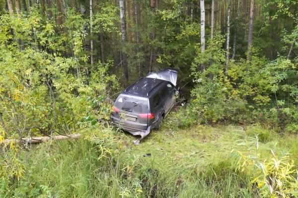 На трассе Сыктывкар - Ухта за сутки в кювет вылетели два автомобиля