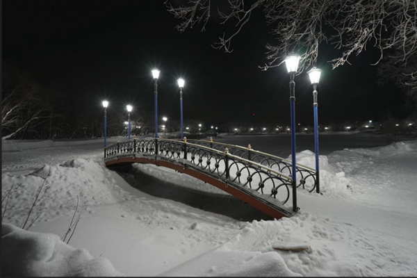 Городской парк в Воркуте останется без освещения до конца октября
