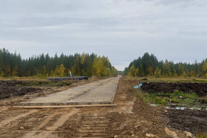 В Сосногорском районе завершается обустройство зимника "Пожня-Керки"