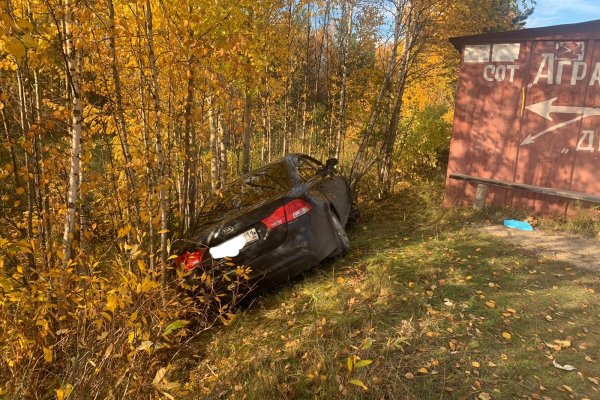 В Коми за минувшие сутки произошли две аварии: водители не рассчитали скорость